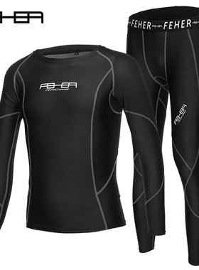 feher摩托车骑行滑衣男夏季速干衣机车紧身内衣女款赛车骑行汗衣