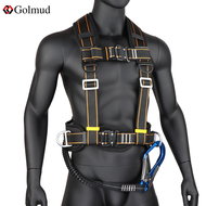Đai an toàn có thể thu vào Golmud dành cho công việc trên cao Bộ dây an toàn chống mài mòn thợ điện ngoài trời ba điểm GM8089 dây đai lưng an toàn