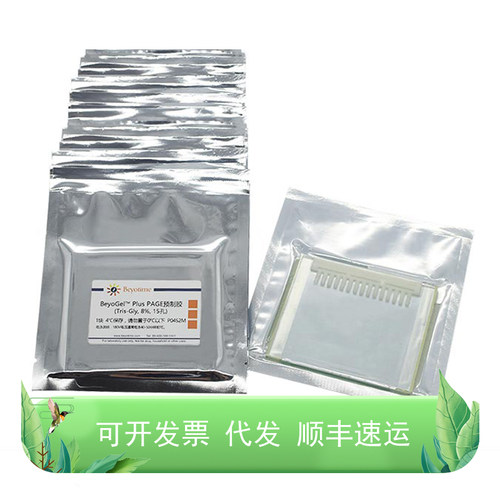 BeyoGel™ Plus PAGE预制胶(Tris-Gly, 8%, 15孔)