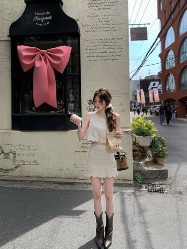 八盖pinkypiggy亚麻套装