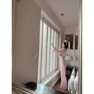 八盖pinky piggy 惬意胶囊 两色斜肩卫衣套装女高腰显瘦微喇长裤