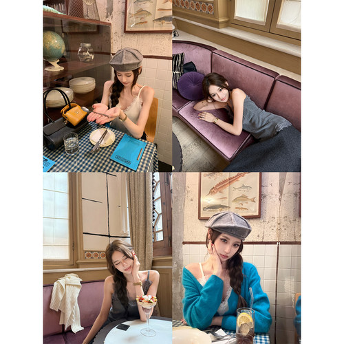 八盖pinkypiggy纯欲V领针织吊带