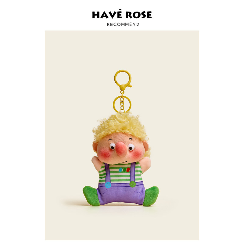 HAVEROSE稀奇古怪的挂件书包