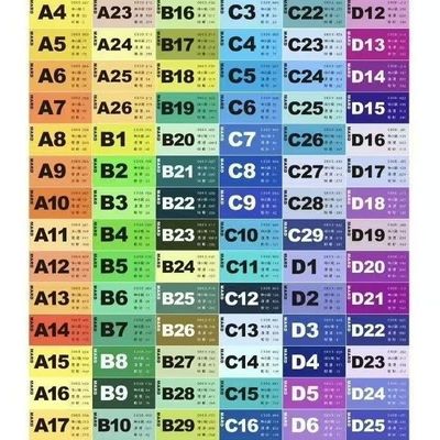 221实色拼豆色号贴标签贴纸MARD黄豆豆Dodo小舞小豆专用不干胶贴