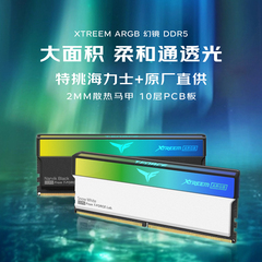 十铨幻镜ddr5内存海力士台式机ARGB灯条6000 C28 6400 32G 48G 64