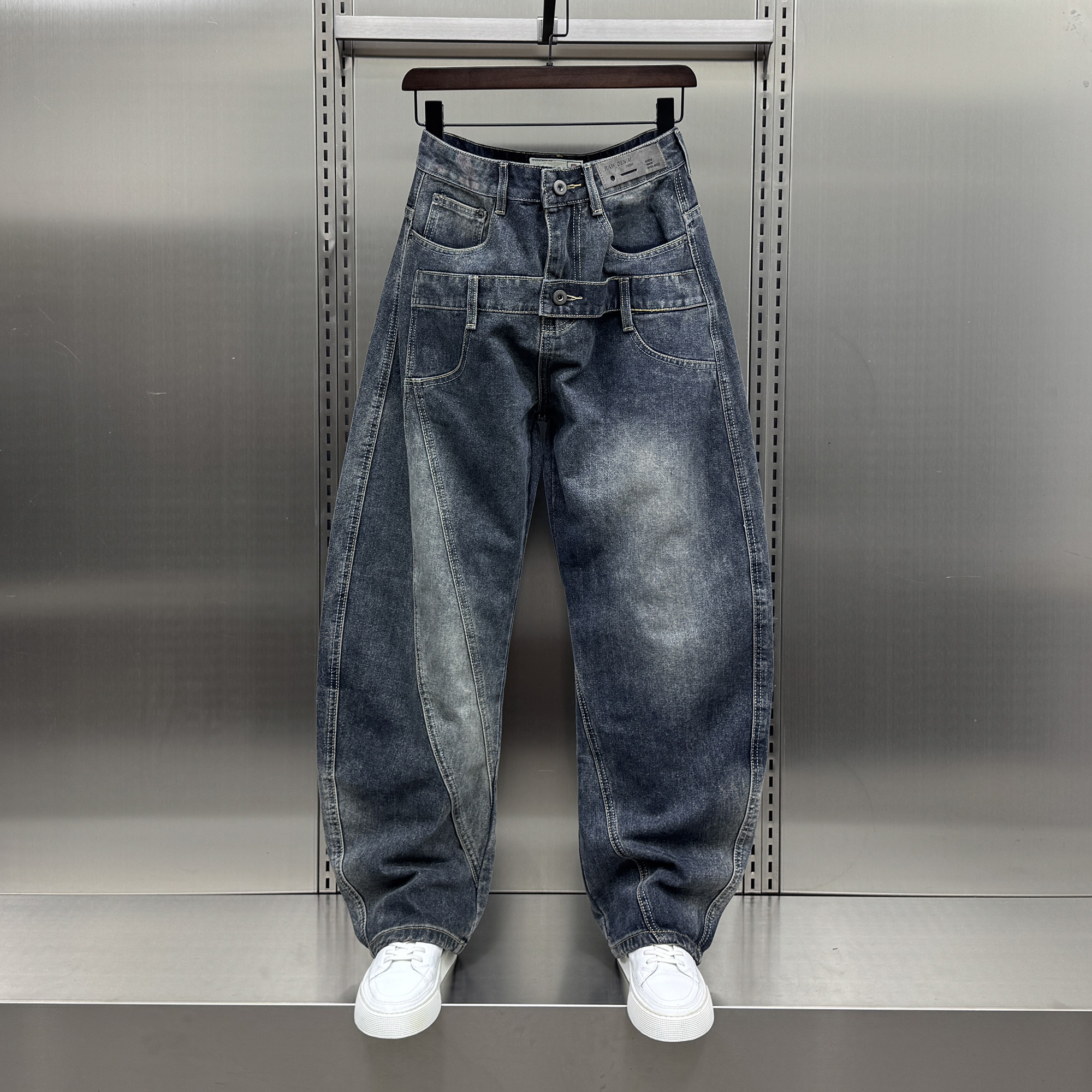 2025春季新款弯刀裤牛仔裤