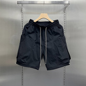 大口袋机能风日系宽松运动休闲直筒透气五分裤 2023年夏季 新款