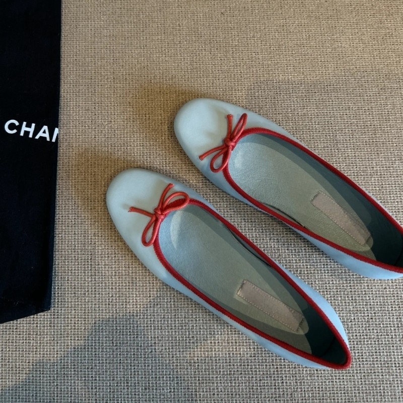 2026新款软底蝴蝶结芭蕾平底单鞋女法式圆头一脚蹬123元