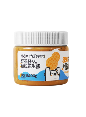 【百补】mamiya海盐花生奇亚籽颗粒酱早餐吐司抹酱拌面火锅蘸料