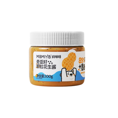 mamiya海盐花生奇亚籽颗粒酱