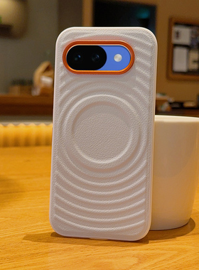 适用谷歌GooglePixel10A手机壳高挡金属镜头圈谷歌10A硬壳商务网红保护套谷歌10A金甲磁吸波漾纹