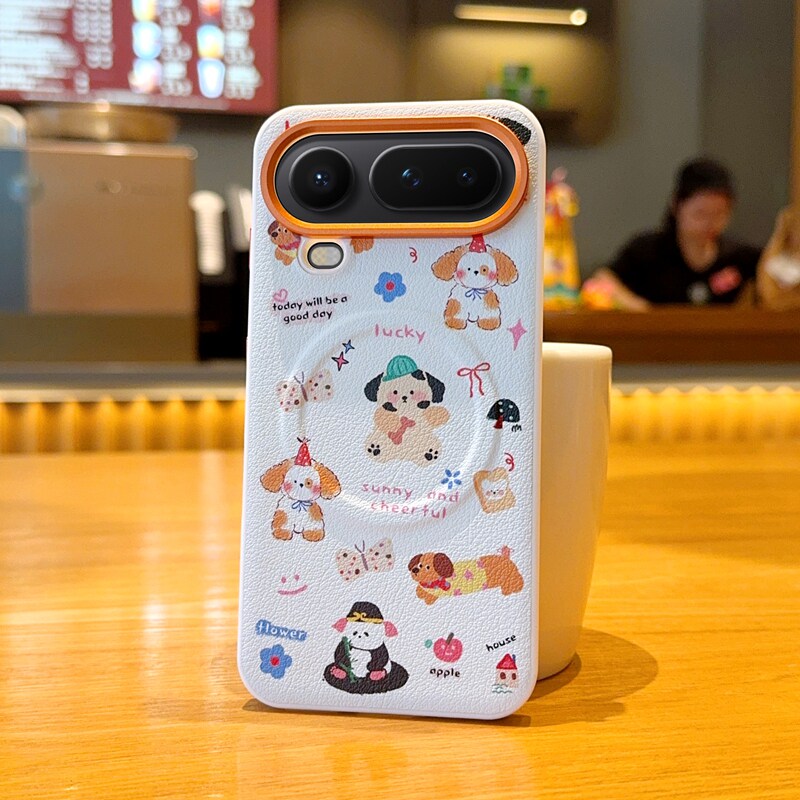 适用荣耀Magic8ProAir手机壳全包防摔硬壳Magic8ProAir保护套磁吸围脖熊磁吸金甲腊肠狗