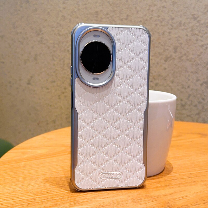 适用华为nova14手机壳全包防摔皮纹nova14Pro保护套创意nova14Ultra潮牌商务磁吸刀锋系列奢华菱波纹