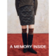 Memory Inside复古羊毛格子半身裙女2025秋冬新高腰显瘦a字短裙