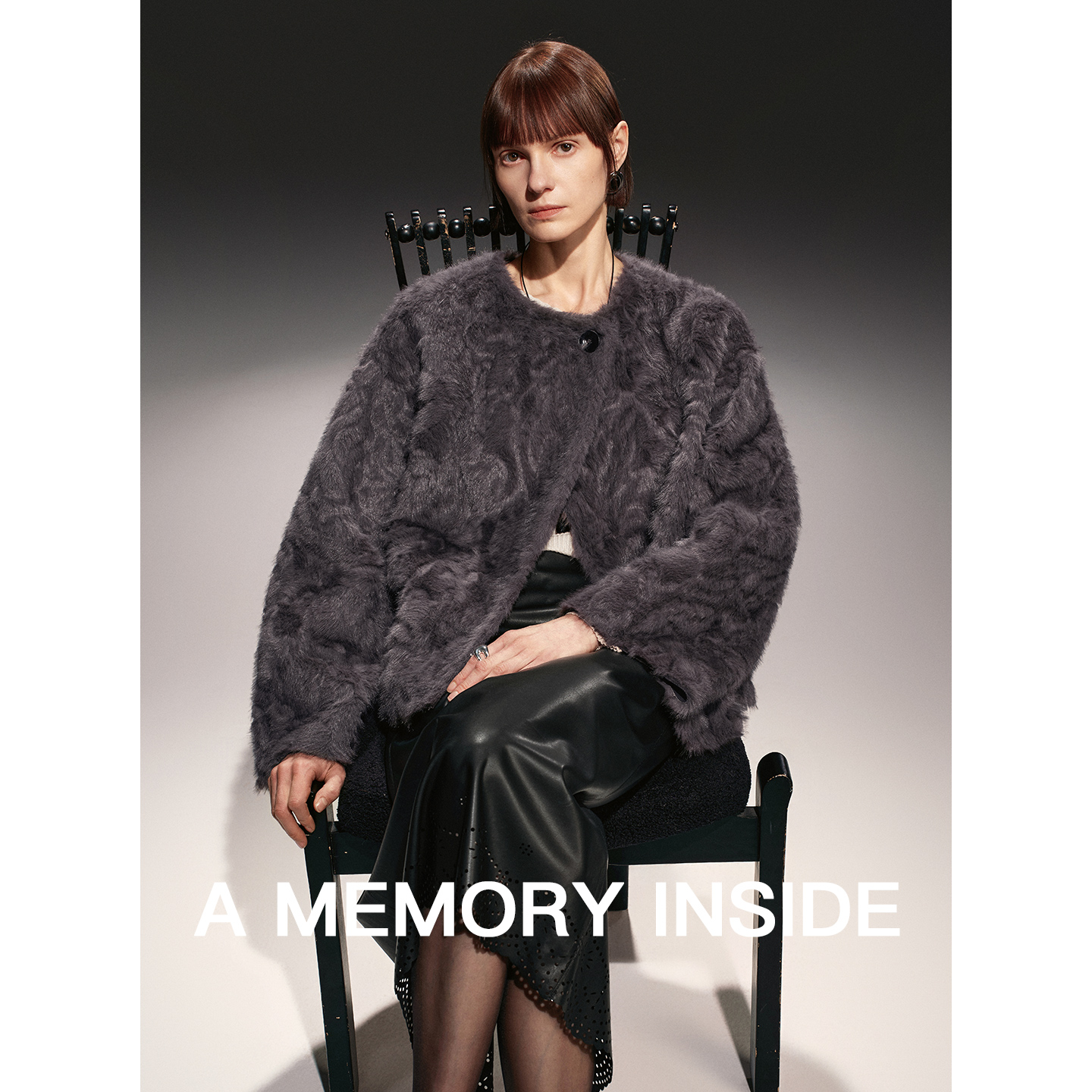 慵懒风小湖羊环保皮草外套女冬季