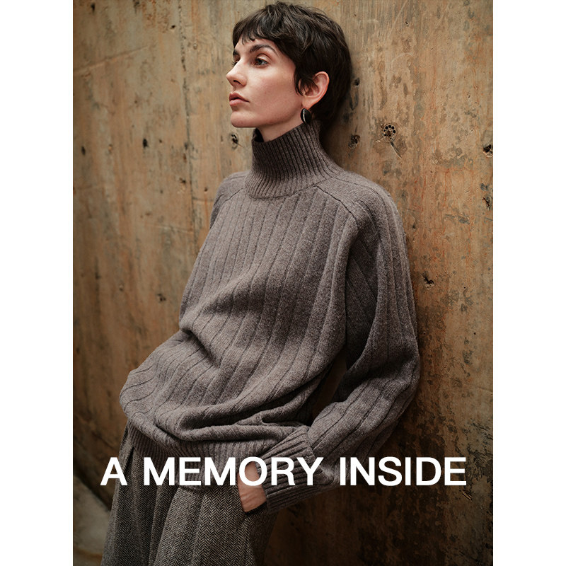 高奢小山羊绒毛衣女羊毛针织衫