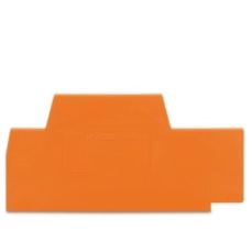 WAGO万可端板和隔板厚度 2.5mm橙色281-343