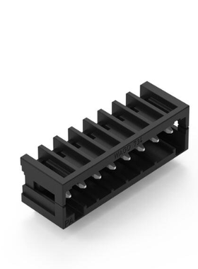 WAGO万可THR针型插座8极黑色734-168