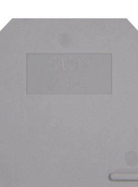 魏德米勒接线端子SAKAP2.5-4用端板及隔板1129460000