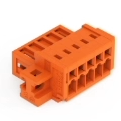 WAGO万可1线针型连接器5极防插错1,50mm²橙色734-335/019-000