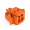 WAGO万可1线孔型插头2极1,50 mm²橙色734-202/037-000