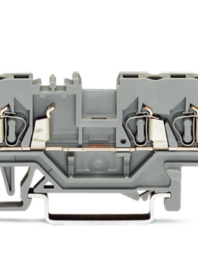 WAGO万可3线普通接线端子2,50mm²灰色280-681