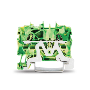 WAGO万可2线保护接地端子2,50mm²黄绿混色2002-1207