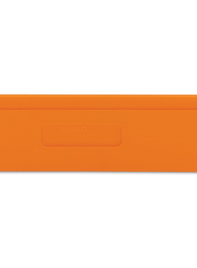 WAGO万可隔板厚度2mm凸出型橙色280-335