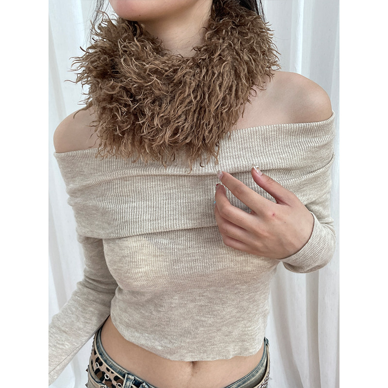 秋冬氛围感凹造型保暖加厚毛毛磁吸扣围脖双面长毛不扎肤毛领围巾,服饰配件/皮带/帽子/围巾,围巾/丝巾/披肩,淘宝优惠券,粉丝福利购,淘宝优惠卷