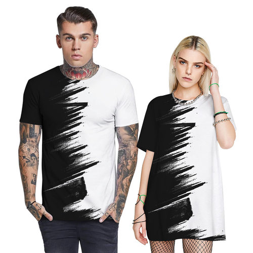 Couple Casual Versatile Short Sleeve T-Shirt 情侣短袖 T 恤