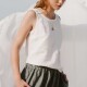 Size Top Cotton Plus Linen Sling 休闲大码 棉麻亚麻吊带上衣女