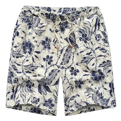 Men's Shorts Streetwear Cotton Beachwear  棉质沙滩装