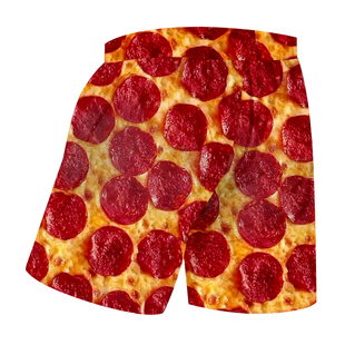 casual vacation 印花短裤 men pants beach Printed straight