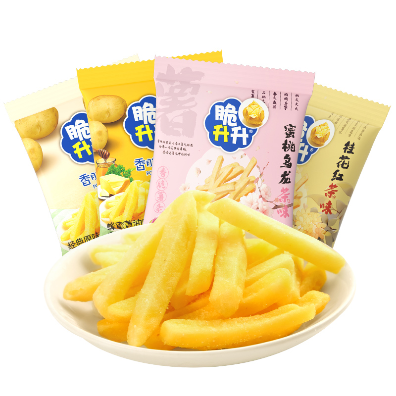 脆升升香脆薯条茶味薯条20g*20袋
