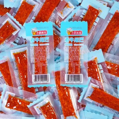 小鹏食品素牛尾巴素香肠网红辣条