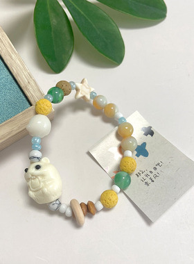 无注册女陶瓷甜美古风手串