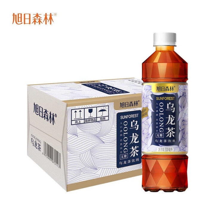 旭日森林无糖乌龙茶 零糖零卡茶饮料510ml*30瓶整箱