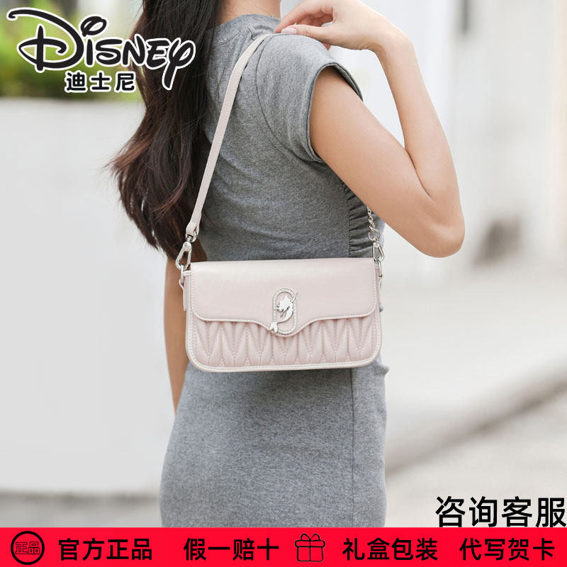 迪士尼包包官方正品美人鱼单肩包女士斜挎包2025年新品生日送礼物