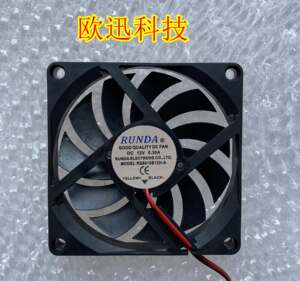 全新RUNDA润达RS8010B12H-A 12V 0.30A 8CM 8010电焊机散热风扇