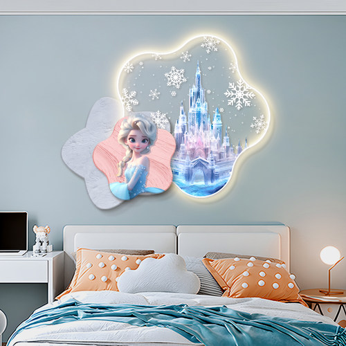 艾莎女孩儿童房装饰画