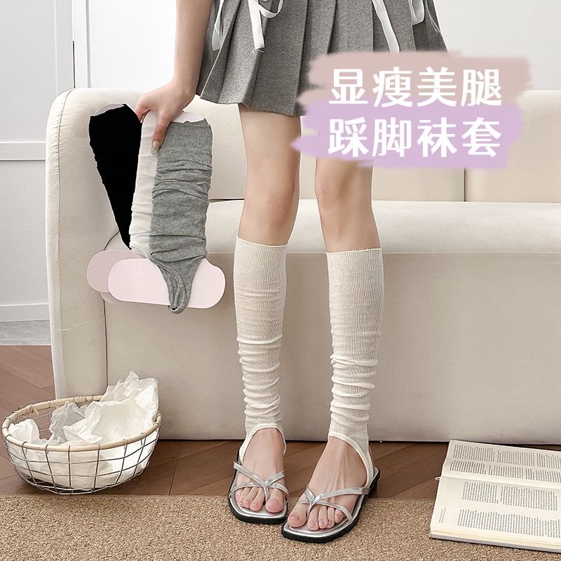 夏薄款欧美时尚针织白色小众芭蕾