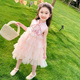 女童夏装 蓬蓬蛋糕裙汉服 旗袍女宝宝夏季 连衣裙2025新款 儿童新中式