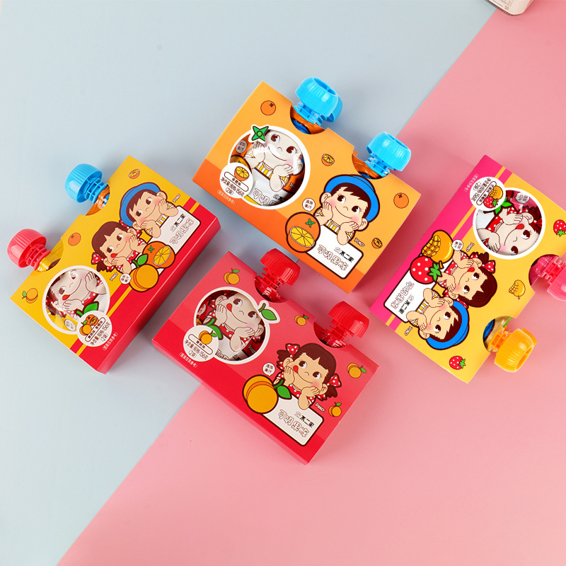 不二家吸吸果冻水果味布丁