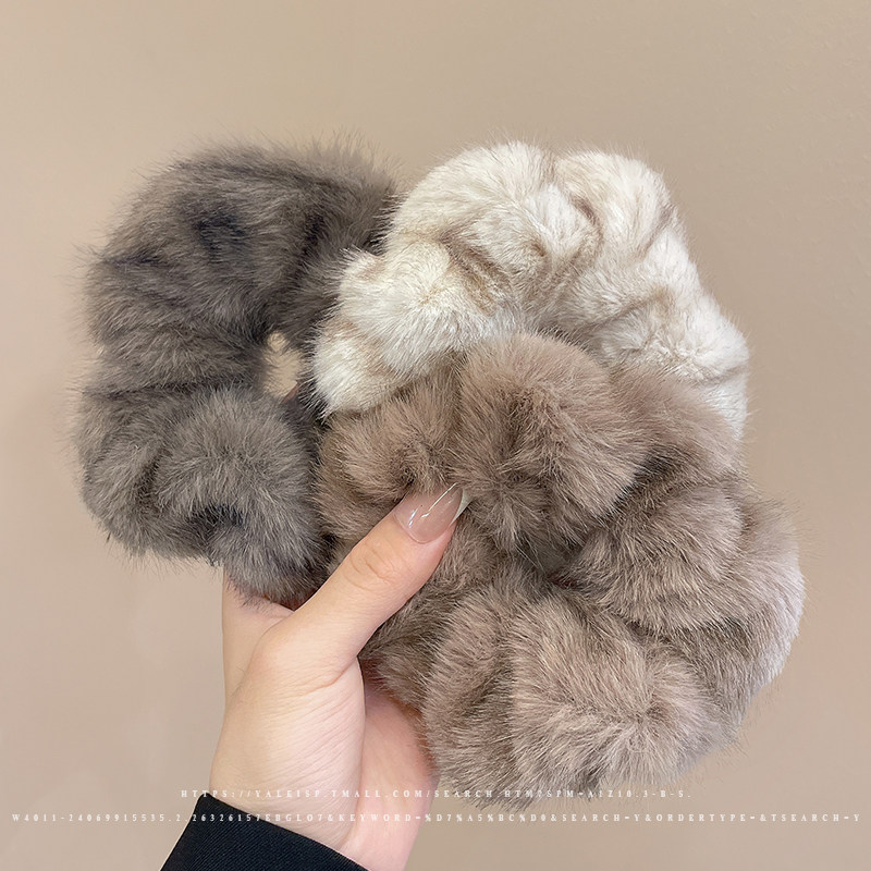 秋冬毛毛绒大肠发圈女2025新款丸子头头绳发饰毛茸茸发绳扎头皮筋,饰品/流行首饰/时尚饰品新,发饰,淘宝优惠券,粉丝福利购,淘宝优惠卷