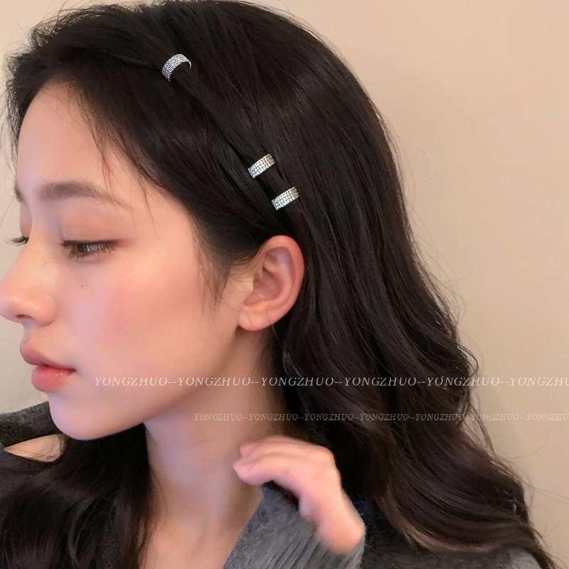 金属圆形发扣刘海小发夹