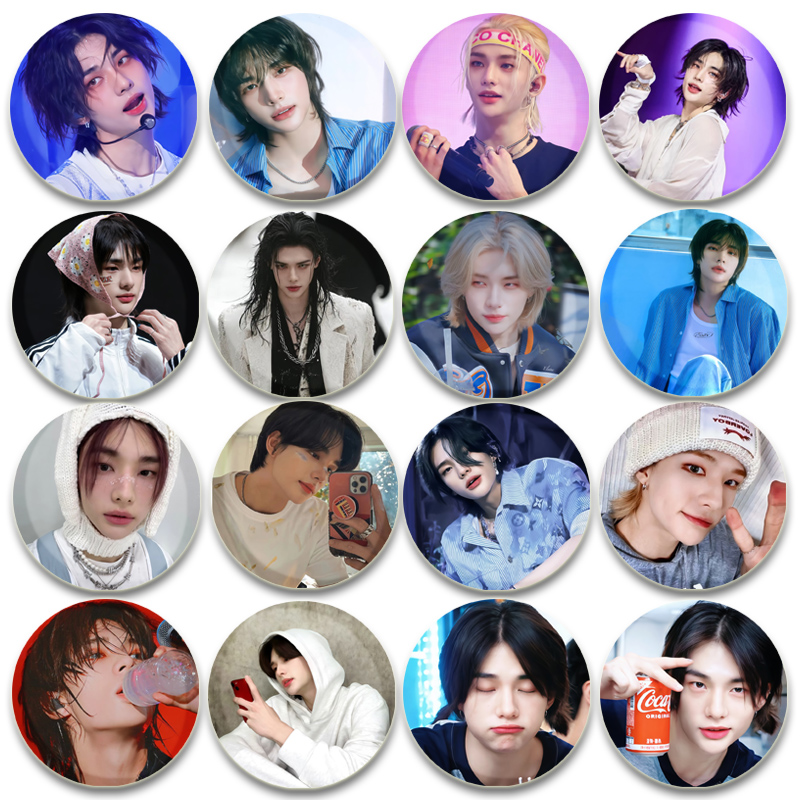 jyp黄铉辰吧唧58mm马口铁胸章谷子挂件明星应援周边痛包徽章日谷