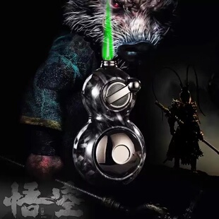 妙仙葫芦打火机指尖旋转陀螺把玩黑神话悟空周边防风绿色火焰创意