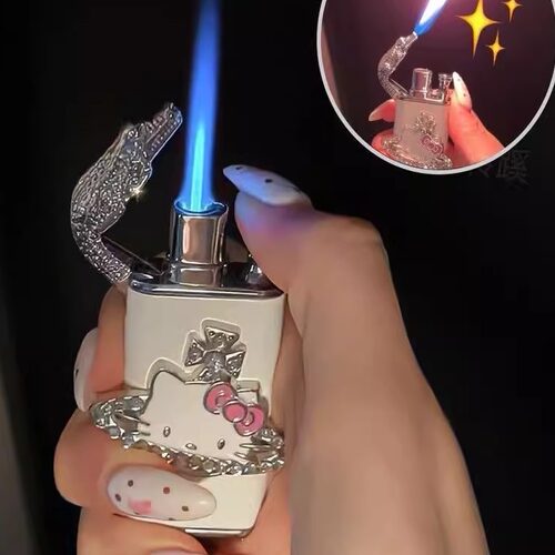 网红创意Kity猫双火切换手