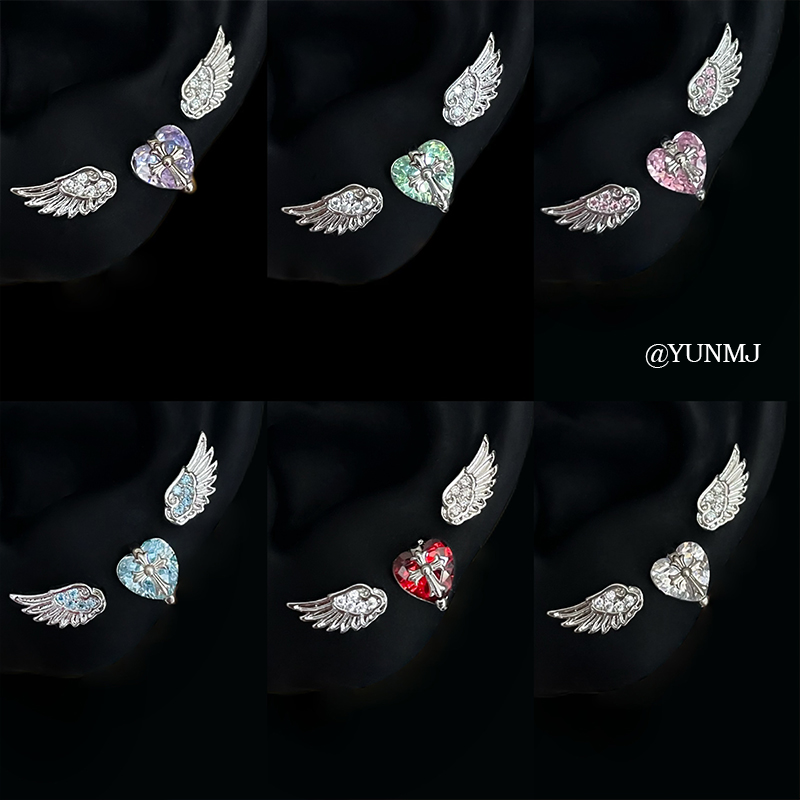 坠落天使医用钛钢耳骨钉双耳洞