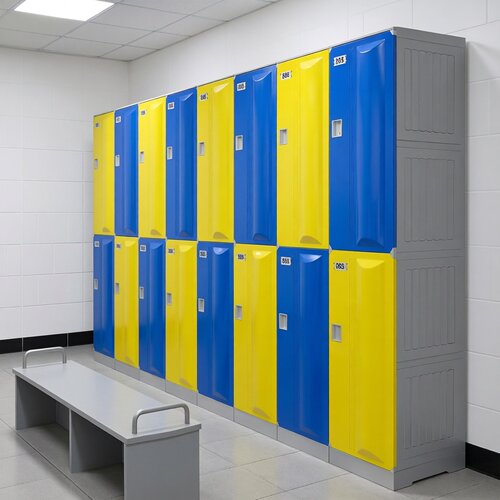 员工ABS塑料更衣柜储物柜最带锁